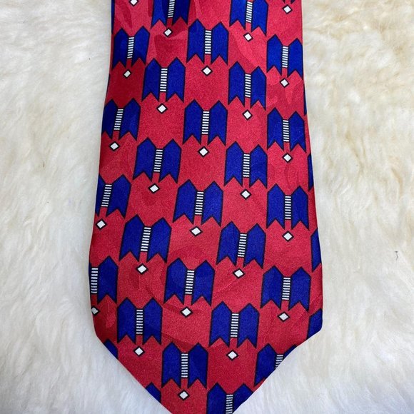 Vintage Talbot Studio Abstract Print Tie - Picture 1 of 4
